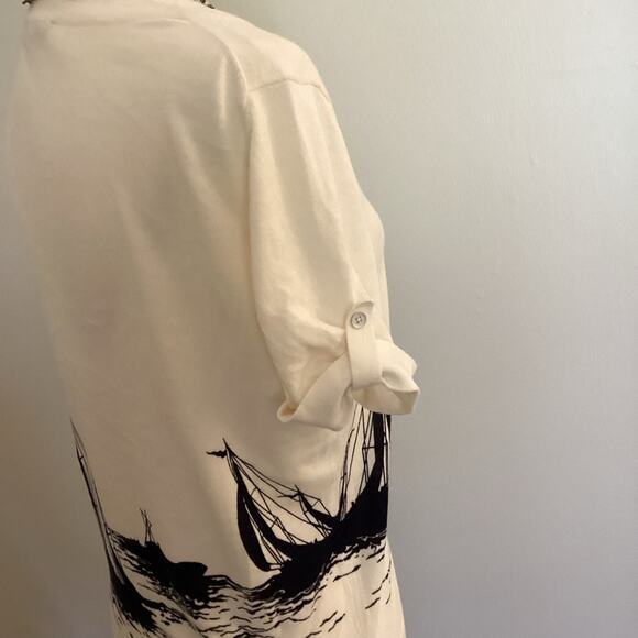 Talbots S Small Short Sleeve Summer Sweater For A Day in New England. Preloved. - Picture 3 of 6